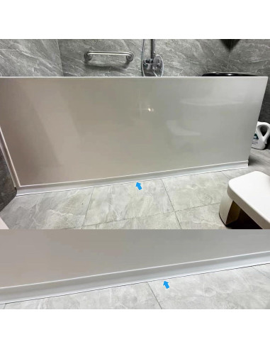 Barrera de Agua WOLAIYE 1m Silicona Impermeable Ducha