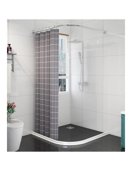 Barrera de Ducha Plegable Ynotus 67" x 3" Alta Blanca Barrera de Ducha Plegable Ynotus 67" x 3" Alta Blanca