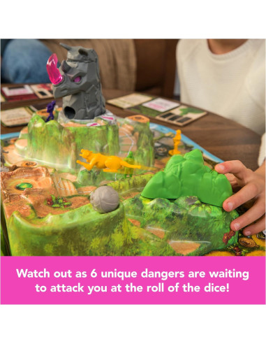 Juego de Mesa Spin Master Jumanji Stampede 3D Aventura