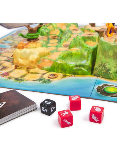 Juego de Mesa Spin Master Jumanji Stampede 3D Aventura