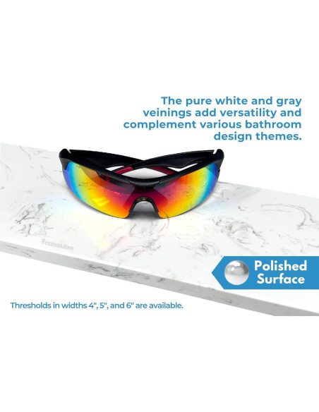 Umbral de Mármol Ingenierizado Statuario 152x13 cm