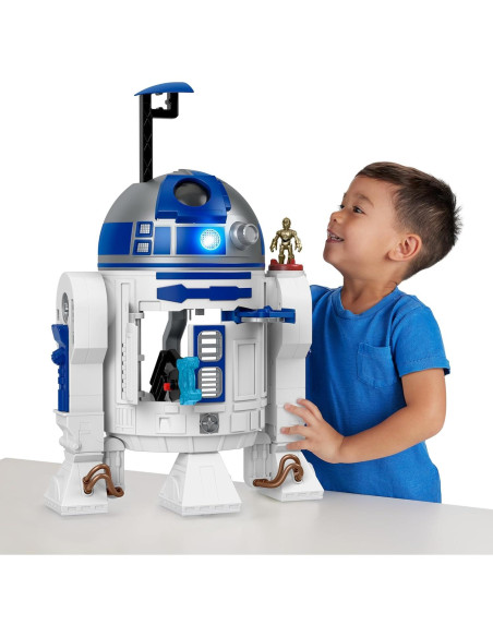 Juguete R2-D2 Fisher-Price 44,5 cm con luces y sonidos Juguete R2-D2 Fisher-Price 44,5 cm con luces y sonidos