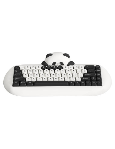 Teclado Mecánico Inalámbrico YUNZII C68 Panda 68 Teclas RGB