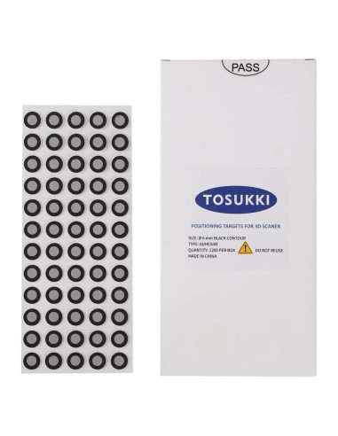 Objetivos de Posicionamiento Adhesivos 6 mm - 1200 Piezas