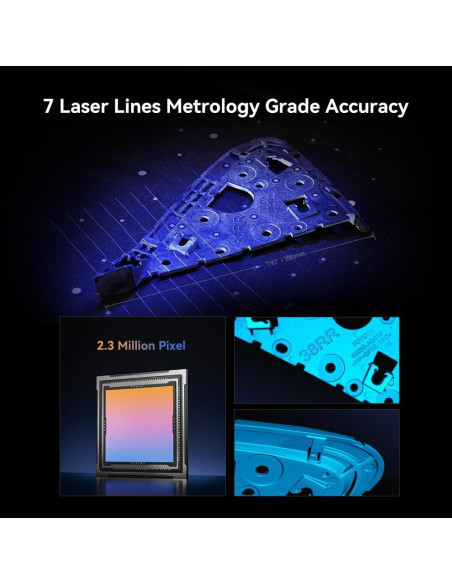 Escáner 3D Creality CR-Scan Raptor 0.02mm 60FPS para Mac y Windows Escáner 3D Creality CR-Scan Raptor 0.02mm 60FPS para Mac y Windows