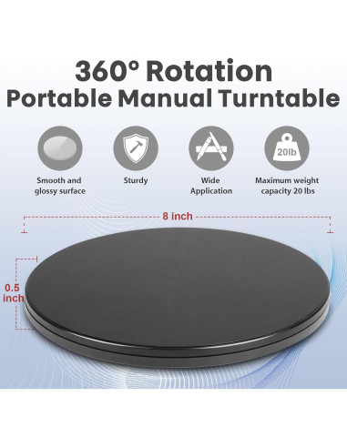 Soporte Giratorio 360 Creality 20.3 cm para Escáner 3D
