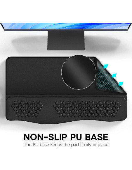 Almohadilla Soporte de Teclado JIKIOU Ergonómica 43.5x24.1 cm Almohadilla Soporte de Teclado JIKIOU Ergonómica 43.5x24.1 cm