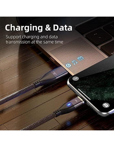 Cable MagnetoSnap BoxWave 100W USB-C/Micro Negro Cable MagnetoSnap BoxWave 100W USB-C/Micro Negro