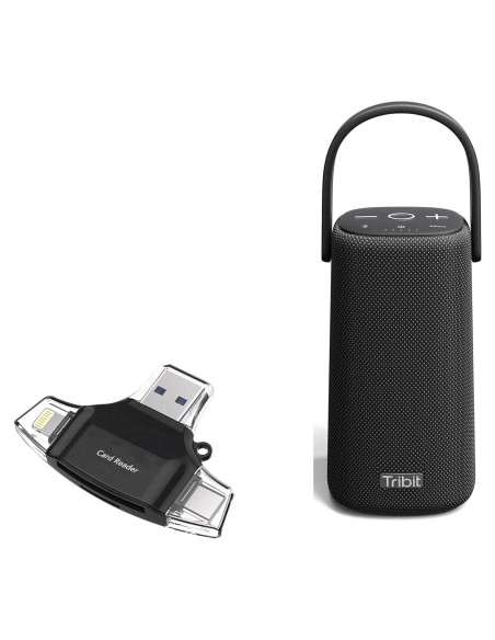Lector de Tarjetas SD BoxWave AllReader USB-C USB-A - Negro Lector de Tarjetas SD BoxWave AllReader USB-C USB-A - Negro