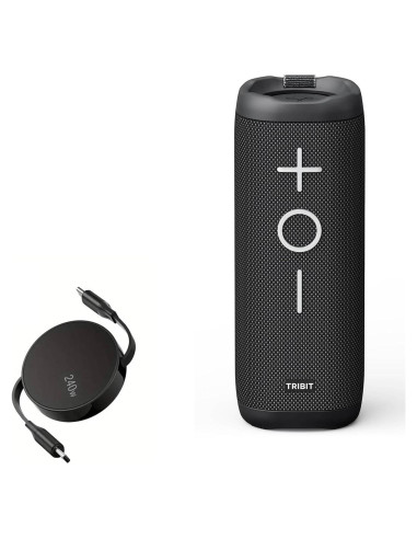 Cable USB Tipo-C Retráctil BoxWave 240W para Tribit StormBox 2