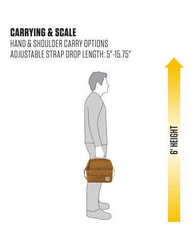 Bolsa de Almuerzo Aislada Carhartt 12 Latas Marrón 8L