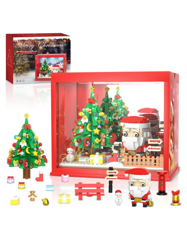 Kit de Bloques de Construcción Navidad Bestbase 512 Piezas LED