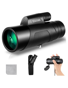 Monocular Dazftiey 12x50 Compacto Alta Potencia