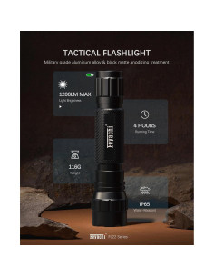 Linterna Táctica Feyachi 1200 Lúmenes LED Impermeable 2