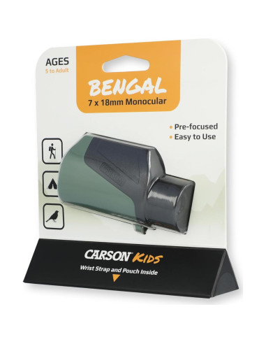 Monocular Carson BG-718 7x18mm Juguete STEM para Niños
