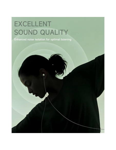 Auriculares USB C Marsno GB04 con micrófono y control de volumen Auriculares USB C Marsno GB04 con micrófono y control de volumen