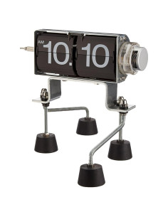 Reloj de Volteo Kikkerland Robot Vintage 20,32 cm