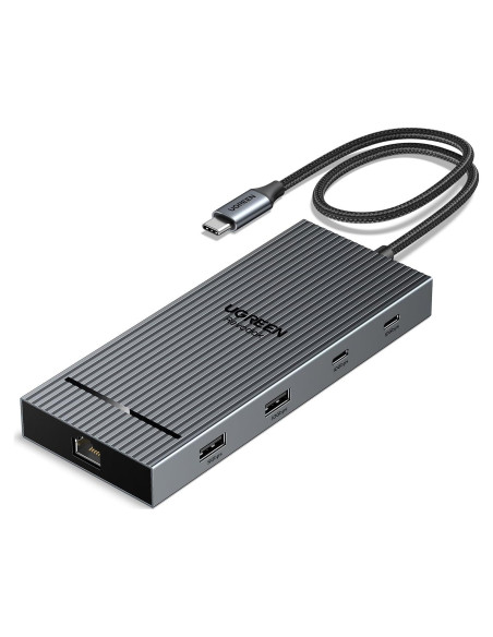 UGREEN Estación Acoplamiento USB C 10 en 1 Doble Monitor 4K UGREEN Estación Acoplamiento USB C 10 en 1 Doble Monitor 4K