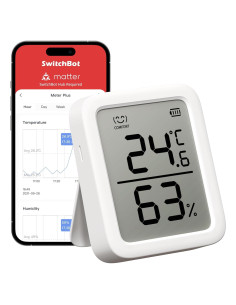 Termómetro Higrómetro SwitchBot Meter Plus Bluetooth 3"