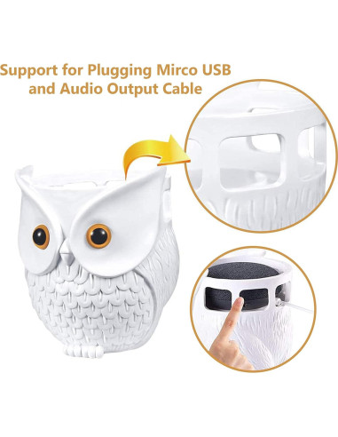 Soporte para Echo Dot Ctoiotc Blanco Antideslizante