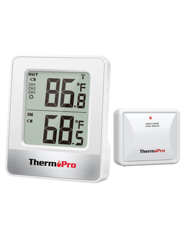 Termómetro Inalámbrico ThermoPro 500FT Interior Exterior