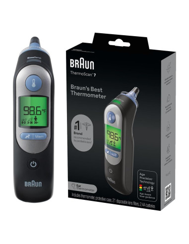 Termómetro Digital de Oído Braun ThermoScan 7 - Precisión por Edad