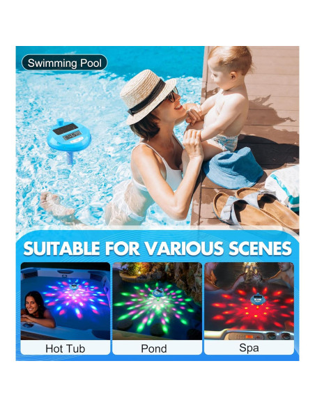 Termómetro de piscina digital DeeprBlu solar inalámbrico Termómetro de piscina digital DeeprBlu solar inalámbrico