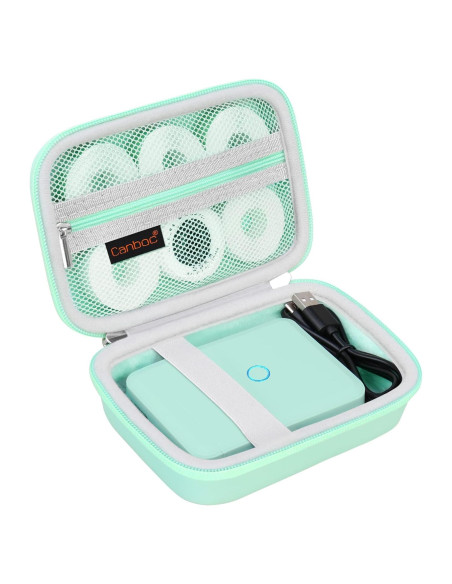 Funda Canboc Verde para Impresora Etiquetas NIIMBOT D110 Funda Canboc Verde para Impresora Etiquetas NIIMBOT D110