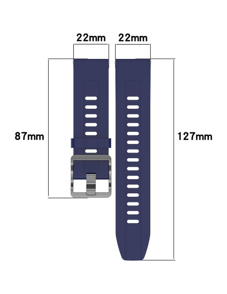 Correa de Silicona Disscool 22mm para Xiaomi Watch S4/S3/S2 Correa de Silicona Disscool 22mm para Xiaomi Watch S4/S3/S2