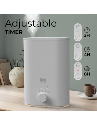 Humidificador Ultrasonido Everlasting Comfort 6L Blanco Silencioso