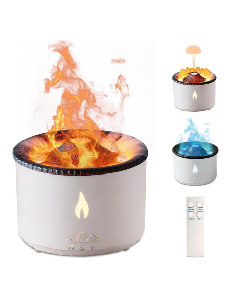 Difusor de Aroma MINGPINHUIUS Volcano 300ml Control Remoto Difusor de Aroma MINGPINHUIUS Volcano 300ml Control Remoto