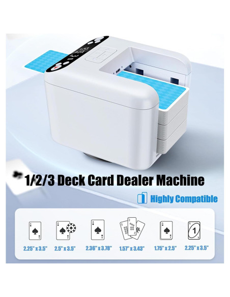 Máquina Automática de Reparto de Cartas VQP T1 Lite 12 Jugadores Máquina Automática de Reparto de Cartas VQP T1 Lite 12 Jugadores