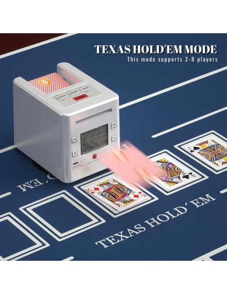 Máquina Automática de Reparto de Cartas 4 Barajas WQV Máquina Automática de Reparto de Cartas 4 Barajas WQV