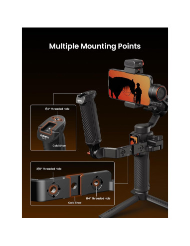 Mango de Correa Ajustable Hohem BH-01 para Gimbal M6/M7/MT2