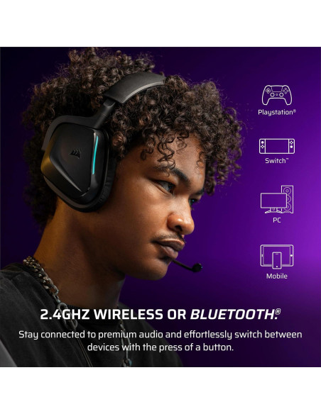 Auriculares Gaming Inalámbricos Corsair VOID V2 - 70 Hr Batería Auriculares Gaming Inalámbricos Corsair VOID V2 - 70 Hr Batería