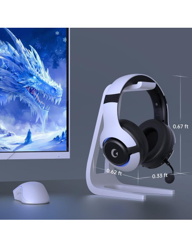 Auriculares Gaming Inalámbricos Gtheos Captain 370 45H RGB