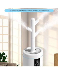Humidificador de Torre Hiswelle 17L Silencioso para 2000m 2