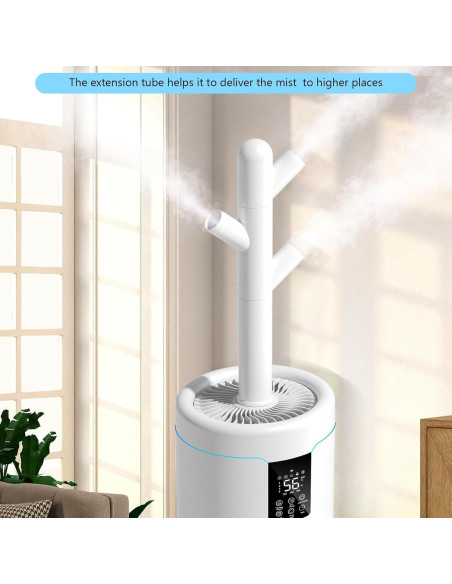 Humidificador de Torre Hiswelle 17L Silencioso para 2000m Humidificador de Torre Hiswelle 17L Silencioso para 2000m