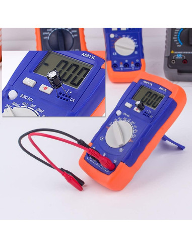 Probador de Capacitores Honeytek A6013L Portátil 200pF-20mF