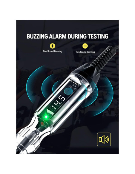 Probador de Circuito Automotriz EVOULTES 3-72V con Buzzer Probador de Circuito Automotriz EVOULTES 3-72V con Buzzer