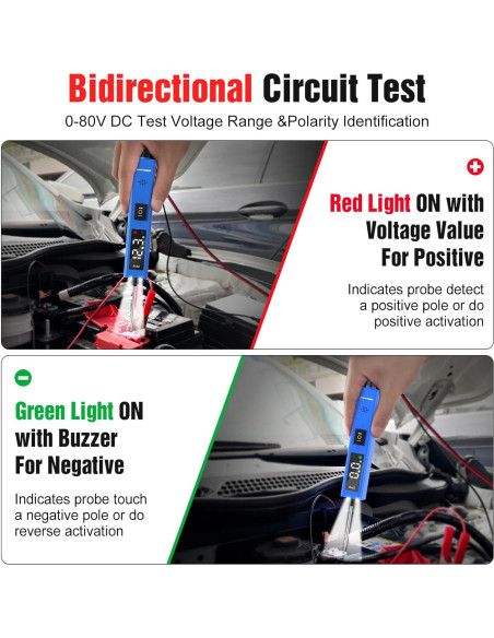 Probador de Circuitos Automotriz OBDResource CP10 12V 24V Probador de Circuitos Automotriz OBDResource CP10 12V 24V