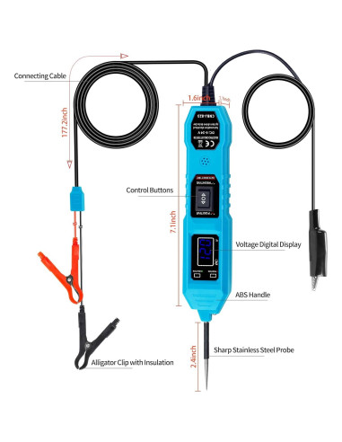 Probador de Circuito Eléctrico Aochinmoto 3.5-36V 4.48m