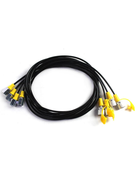 Kit de Manómetros Hidráulicos SINOCMP 4 Manómetros 10 Acoplamientos Kit de Manómetros Hidráulicos SINOCMP 4 Manómetros 10 Acoplamientos