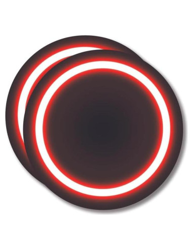 Calcomanías FHJ Neon 2-Pack Vinilo Laminado 12,7 cm