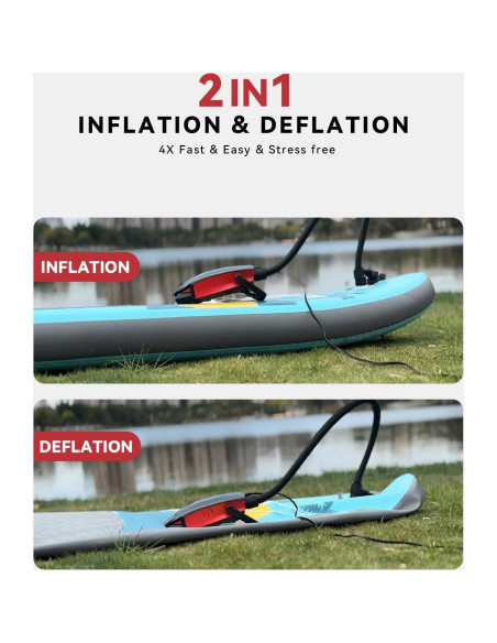 Bomba Eléctrica ZFOX ZSUP 50 PSI para Paddle Board 12V Bomba Eléctrica ZFOX ZSUP 50 PSI para Paddle Board 12V