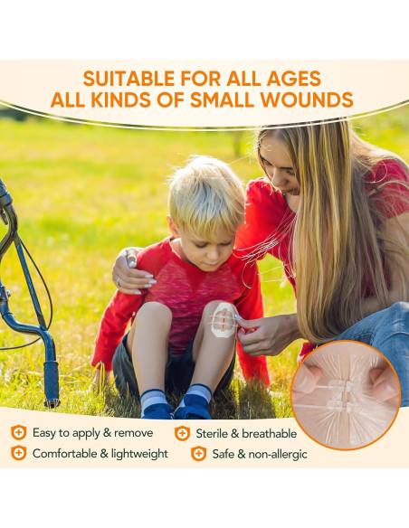 Tiritas Butterfly JOLVKA - Kit de Cierre de Heridas 5 pzas Tiritas Butterfly JOLVKA - Kit de Cierre de Heridas 5 pzas