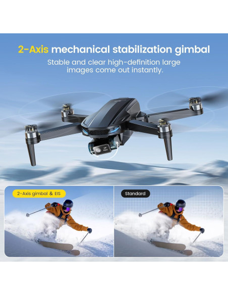 Dron DEERC D65 4K GPS Plegable con Gimbal 2 Ejes 0.24kg Dron DEERC D65 4K GPS Plegable con Gimbal 2 Ejes 0.24kg