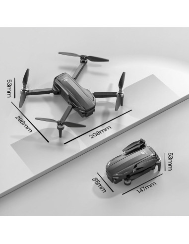 Dron DEERC D65 4K GPS Plegable con Gimbal 2 Ejes 0.24kg