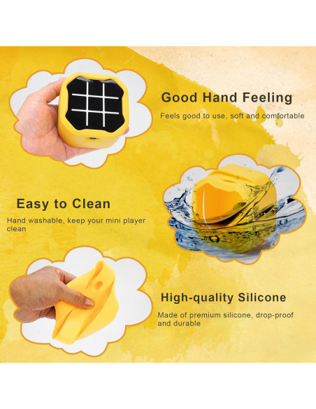 Funda de Silicona MGZNMTY para Giiker Tic Tac Toe Bolt - Amarillo Funda de Silicona MGZNMTY para Giiker Tic Tac Toe Bolt - Amarillo