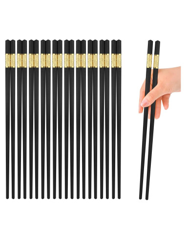 10 Pares Palillos de Fibra de Vidrio Antideslizantes YTLX
